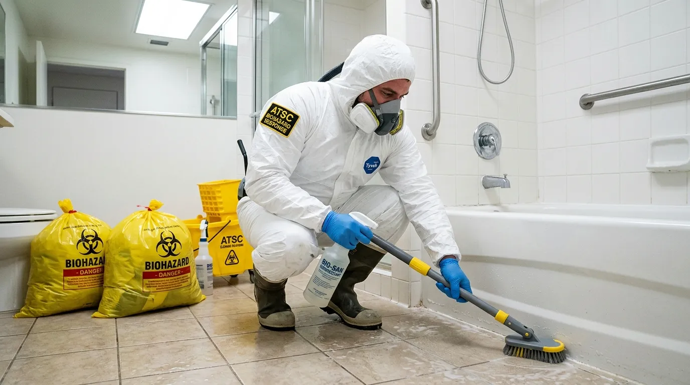 Decontamination equipment deployed for Blood Cleanup in Winthrop